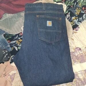 Carhartt Blue Relaxed Jeans Sturdy Construction